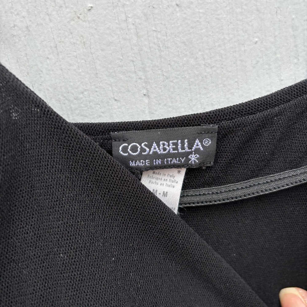 Cosabella Black Mesh Gown - Picture 5 of 8